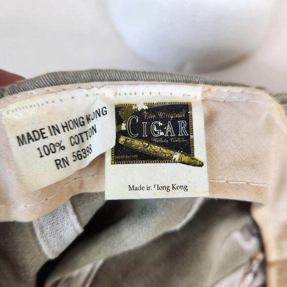 The Original Cigar Clothing Co Vintage Adjustable Baseball Cap OS - Picture 5 of 8